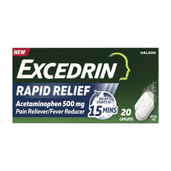 Excedrin Rapid Relief Acetaminophen Caplets