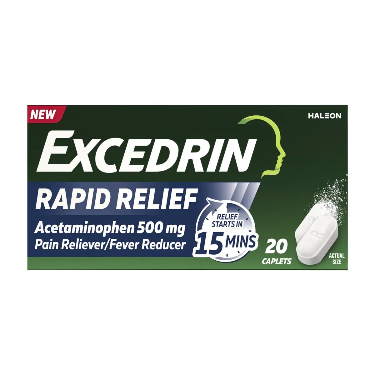 Excedrin Rapid Relief Acetaminophen Caplets
